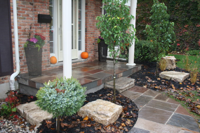 Flagstone Walk and Porch